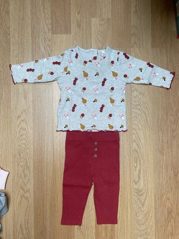 Ensemble legging + tee -shirt à manches longues