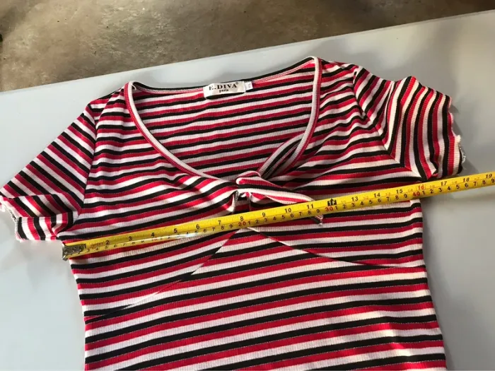 Haut rouge e.diva M/L - photo numéro 5