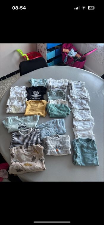 Vêtements lots bébé