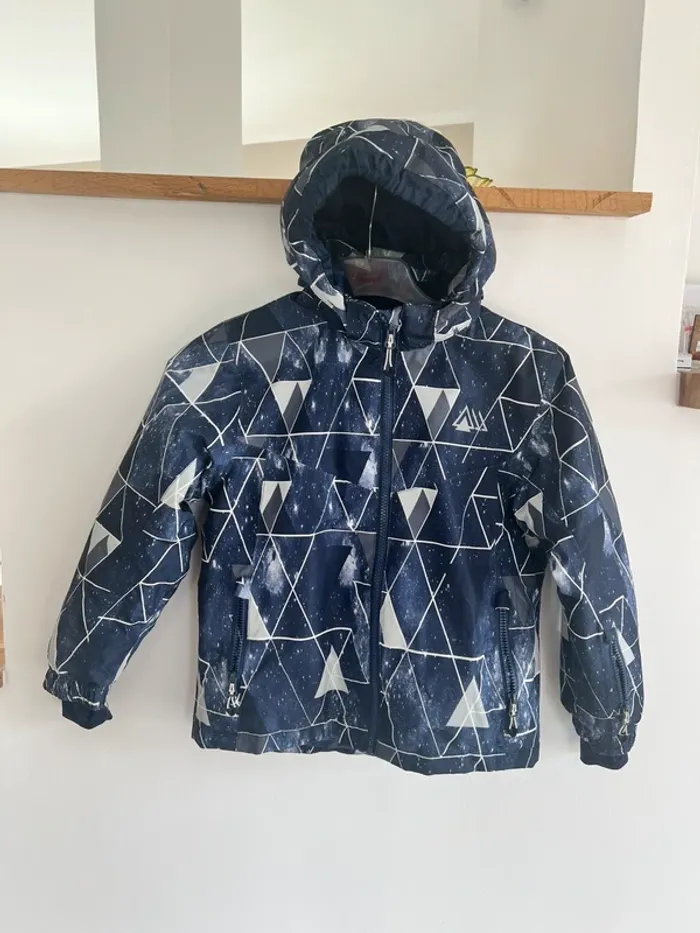 Imperméable de ski crivit pro bleu et grise