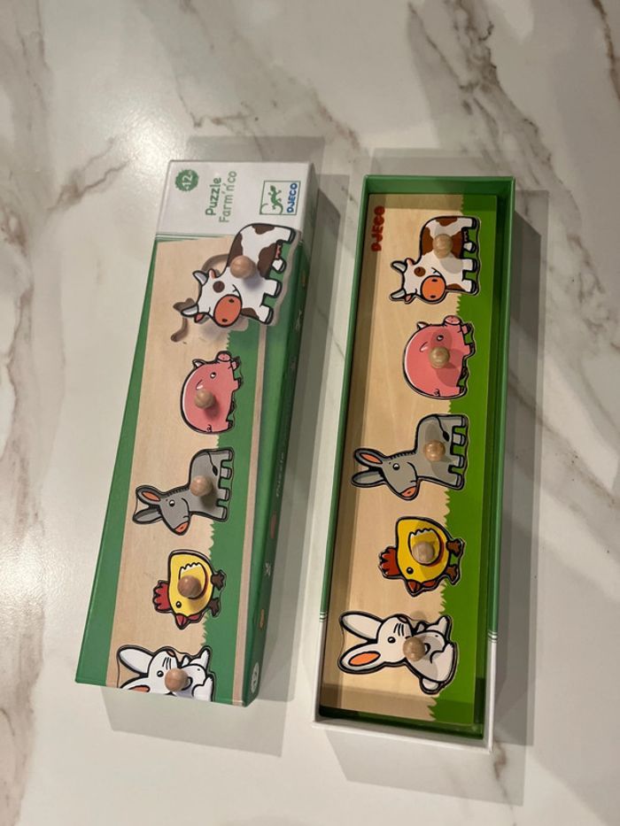 Puzzle en bois Djeco +12Mois