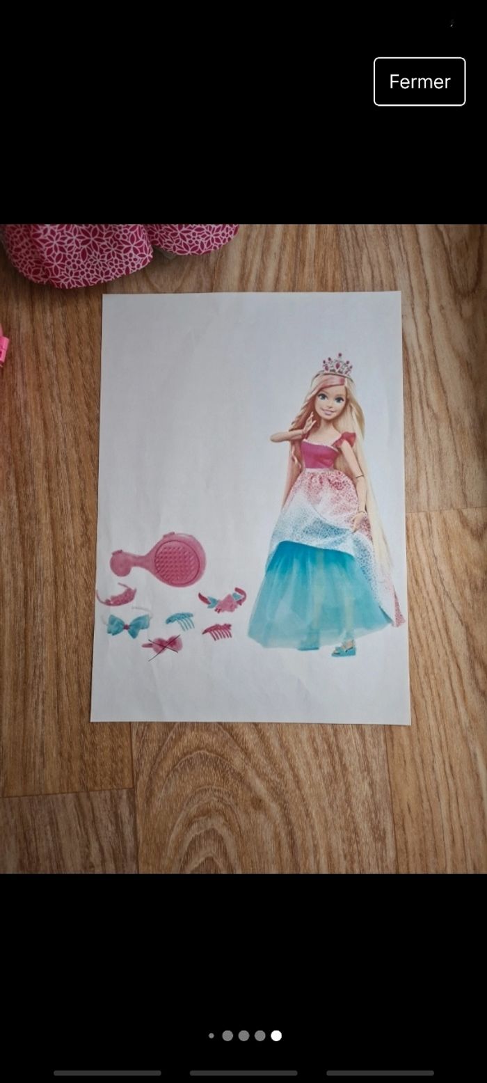 Barbie princesse 43 cm - photo numéro 7