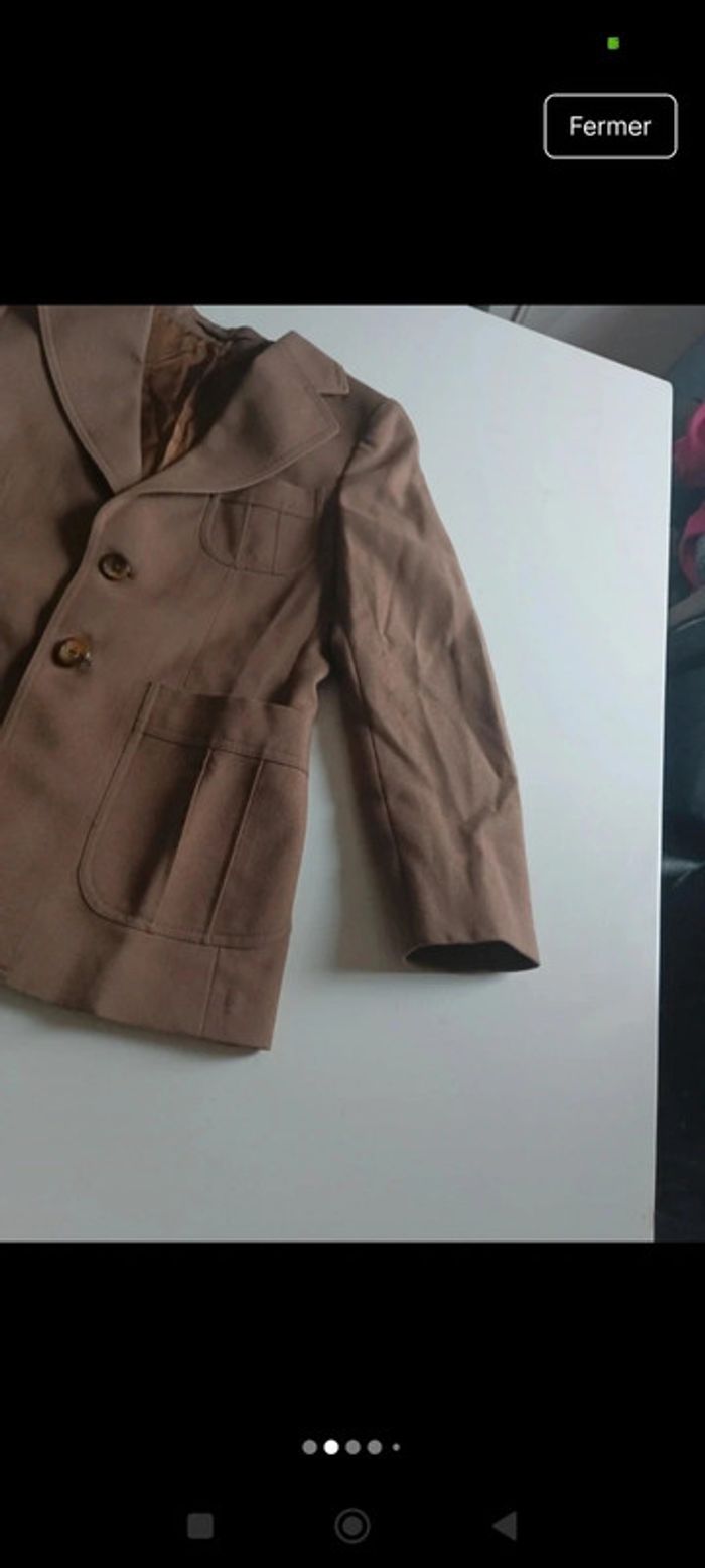 Veste blazer femme Chanteclair made in france taille S rétro vintage ancien - photo numéro 2