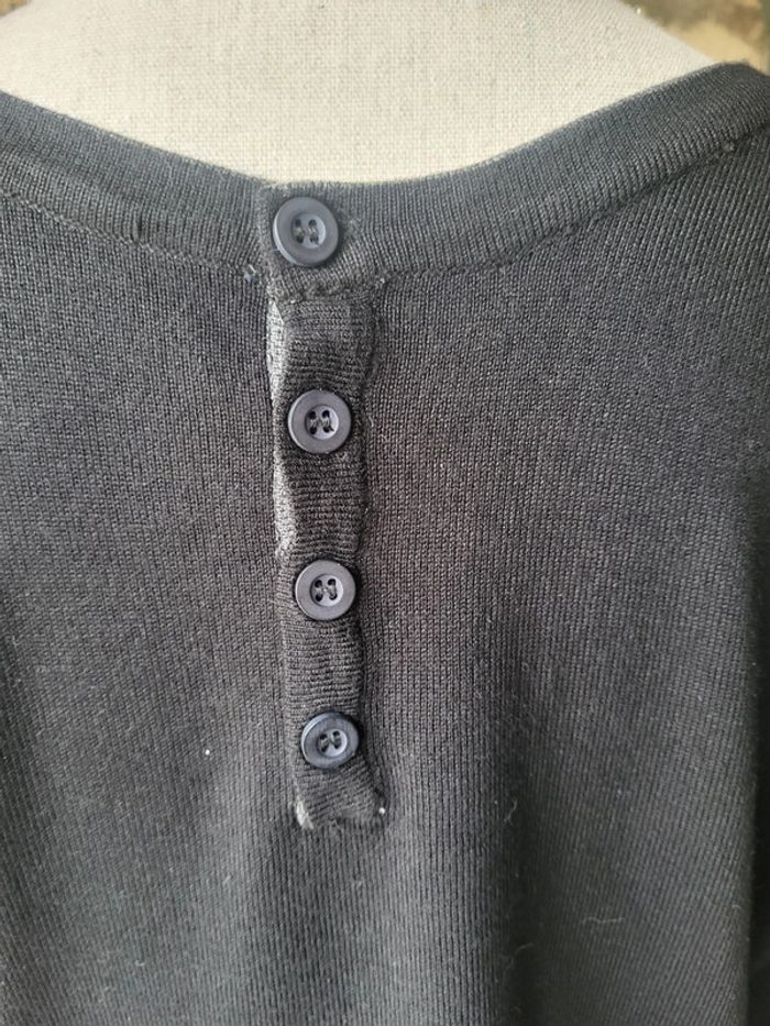 Pull fin noir U Collection Taille M - photo numéro 6