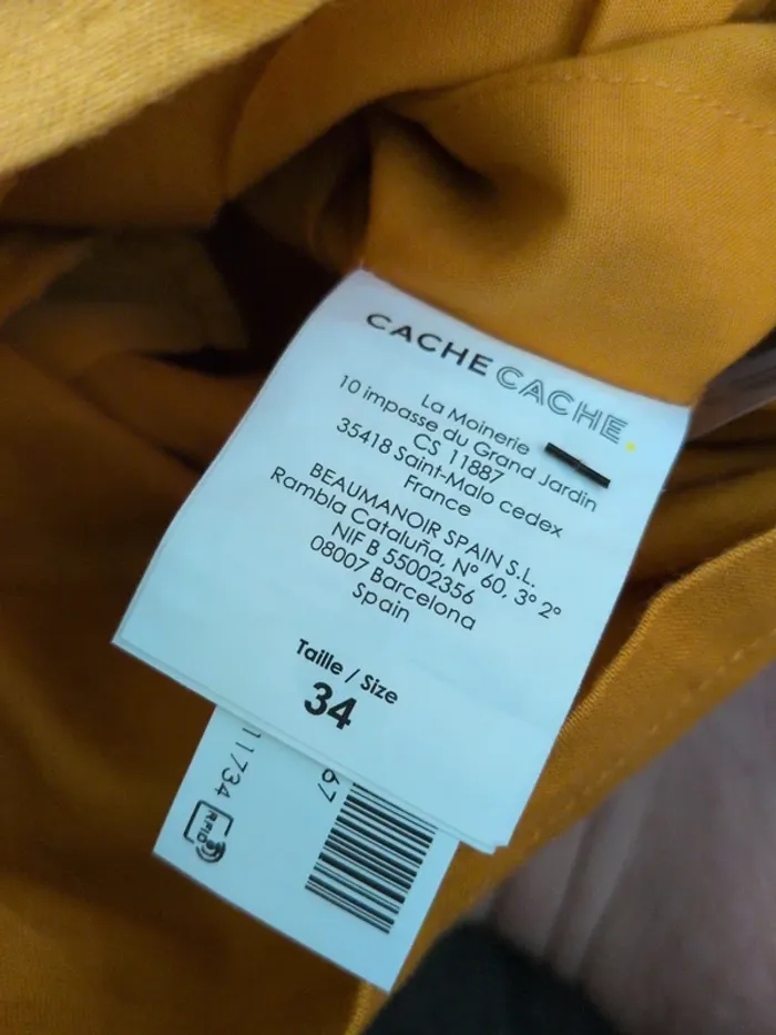 Short Cache Cache – Taille 34 – Neuf avec étiquette - photo numéro 4