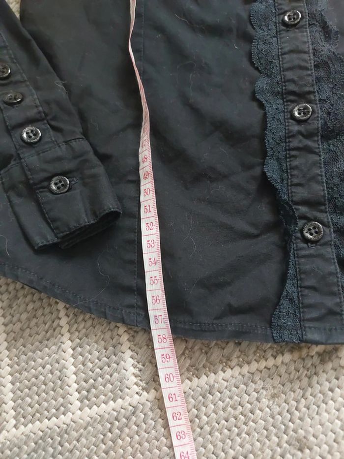 Chemise Morgan noire taille M / 38 très bon état - photo numéro 6