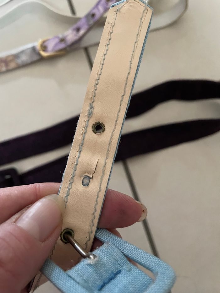 Lot ceinture vintage - photo numéro 5