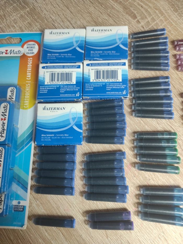 Lot de 117 cartouches d’encre + 2 stylos plumes offerts - photo numéro 3