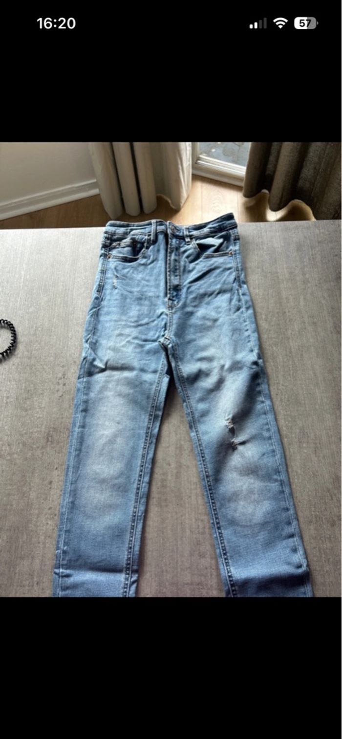 pantalon skinny taille haute