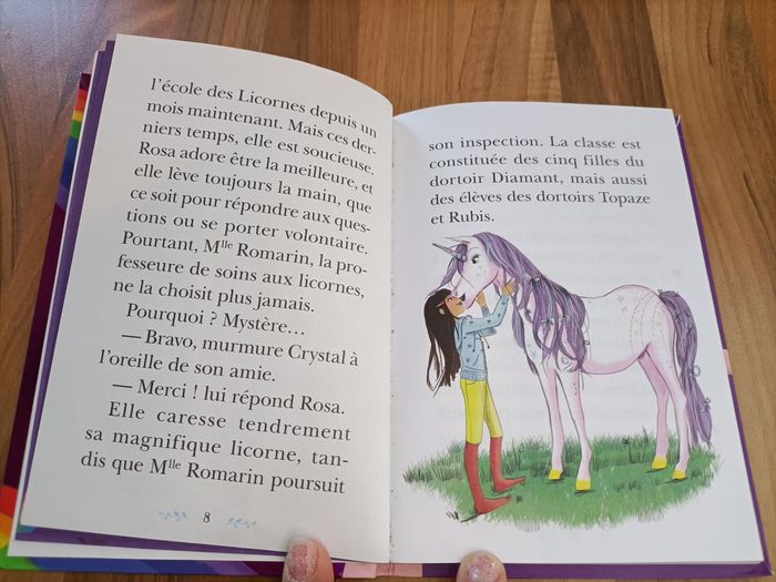 Livre École des licornes 🦄 tome 7 Rosa et Crystal - photo numéro 5