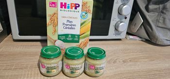 Petit pot bledina a poireau avec céréales sans gluten 