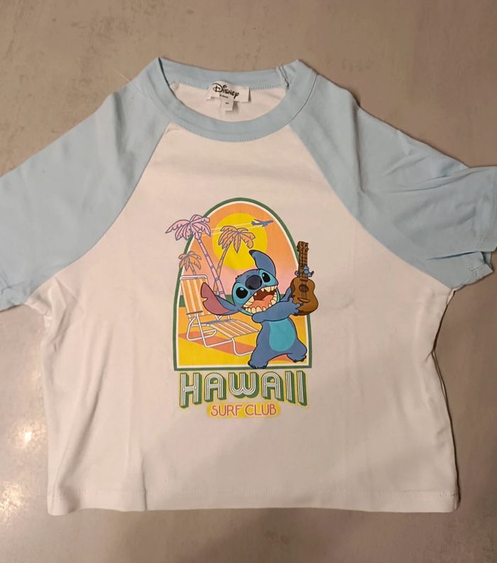Tee shirt croc top Stitch