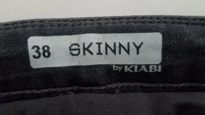 Jean skinny de grossesse gris - photo numéro 3