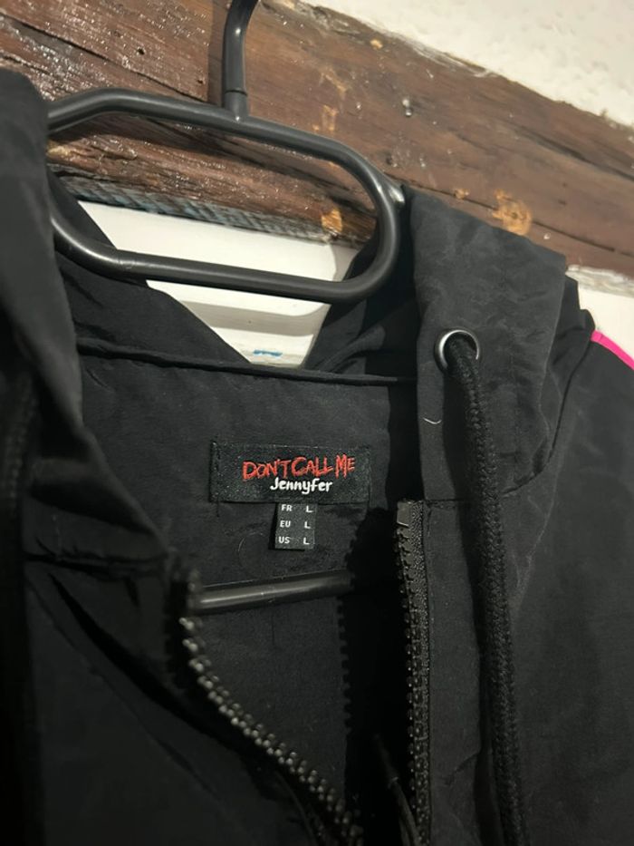 Haut imperméable, noir/rose, Jennyfer - 40/L - photo numéro 3