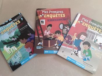 Coffret 3 histoires Mes premières enquêtes AUZOU romans NEUF