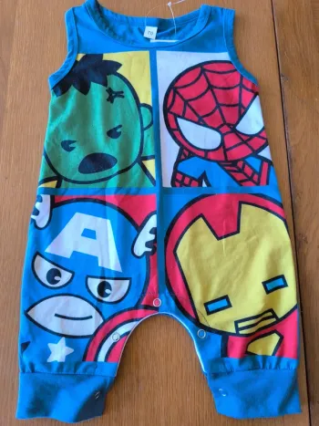 312713 barboteuse garçon 9 mois avengers