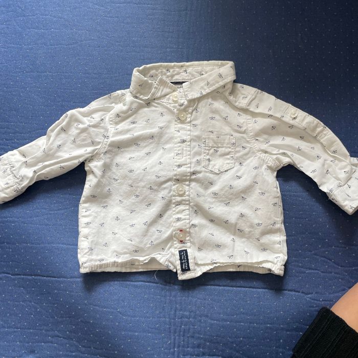 Chemise longue manche tape à l œil 3 mois