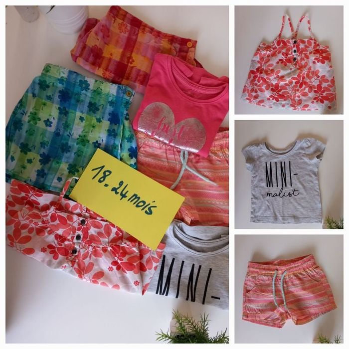 Lot vêtements bébé fille