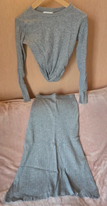 Ensemble femme jupe longue et top