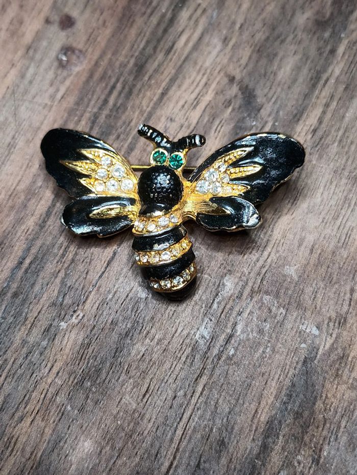 Broche fantaisie abeille vintage