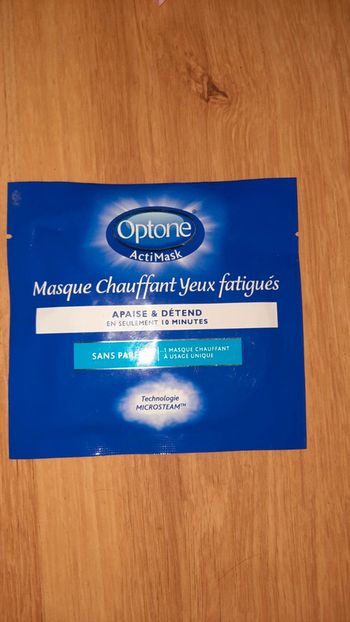 Masque chauffant yeux fatigués neuf