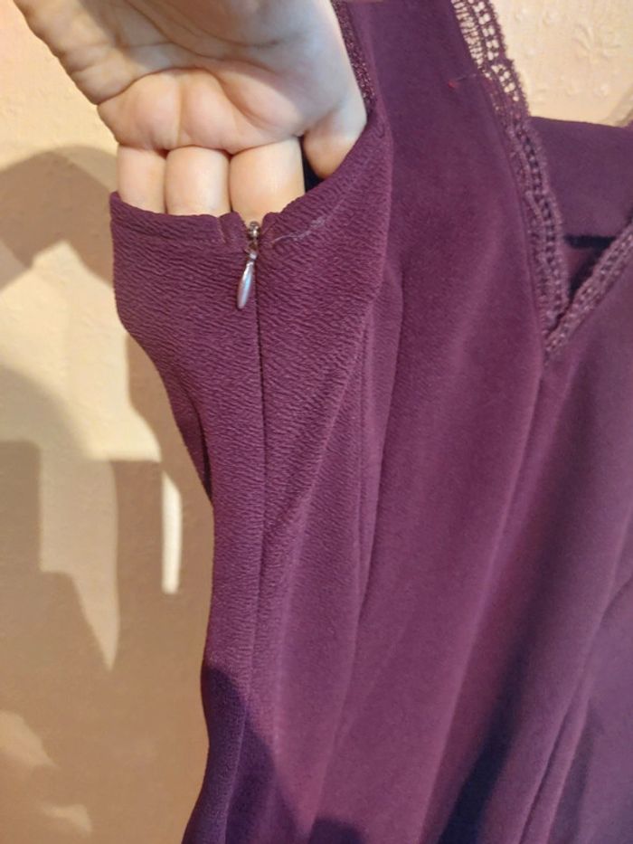 Robe bordeaux violet - photo numéro 5