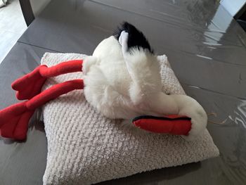 Peluche cigogne