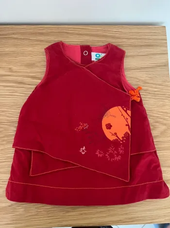 Robe rouge Vertbaudet