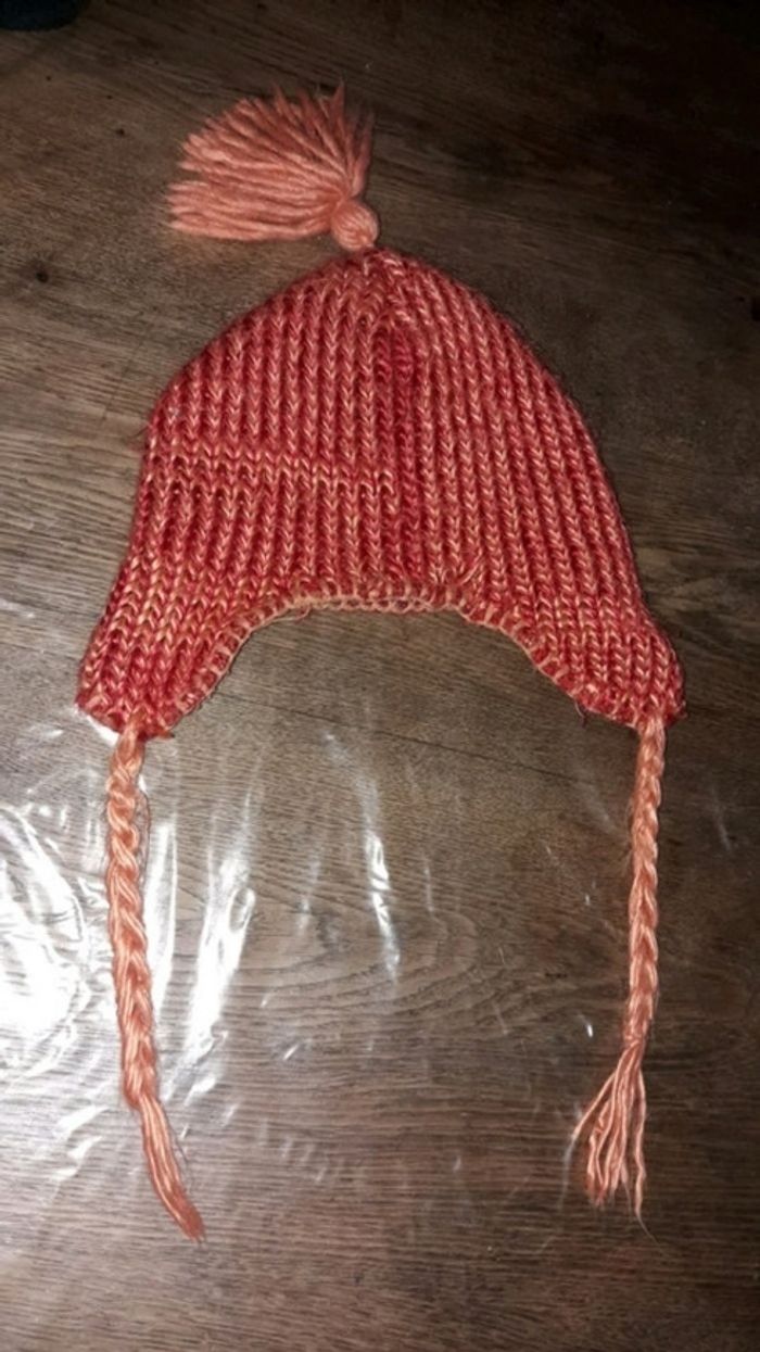 Bonnet fleur style peruvien - photo numéro 3