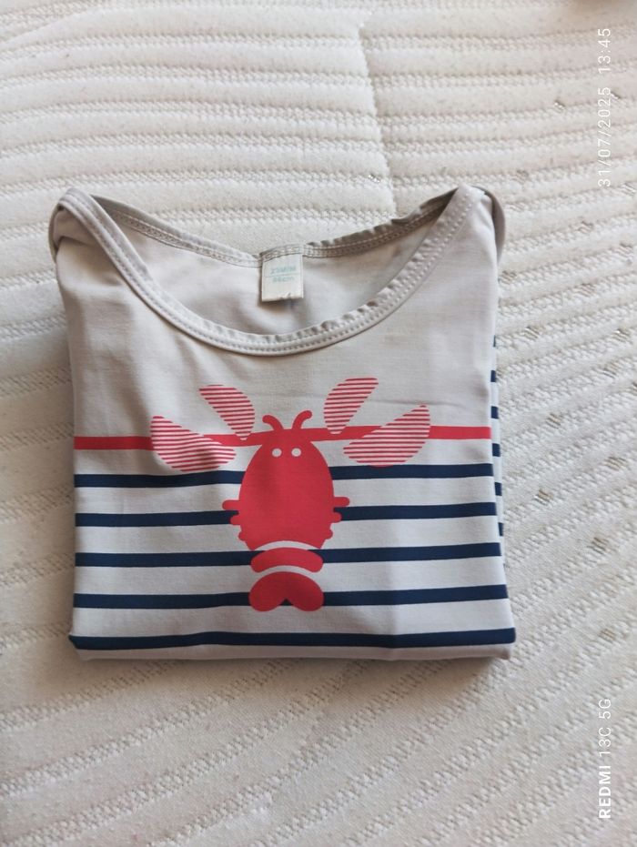 T-shirt de plage Obaïbi taille 2 ans - photo numéro 3