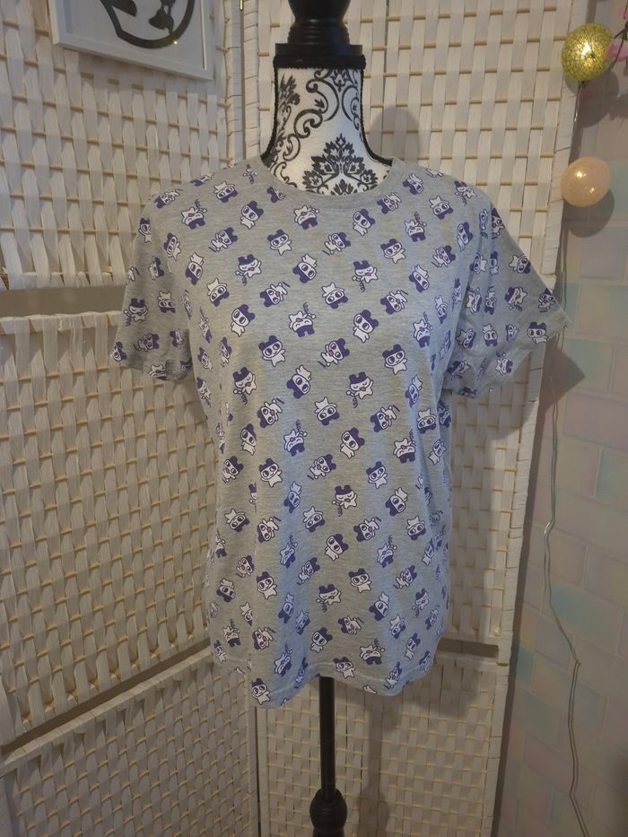 👾joli T-shirt Tamagotchi x Undiz gris chiné femme TM / 38 - photo numéro 2