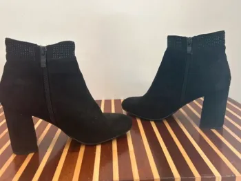 Girlhood bottines noires à strass, femme pointure 37