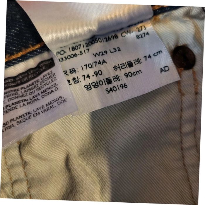 Jeans 501 Levi's Premium 👖 Made in Pologne Taille W29 L32 - FR38 - photo numéro 9