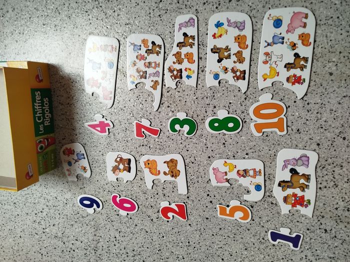 Puzzle chiffres rigolo - photo numéro 2