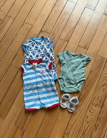 Ensemble de vêtements bébé été