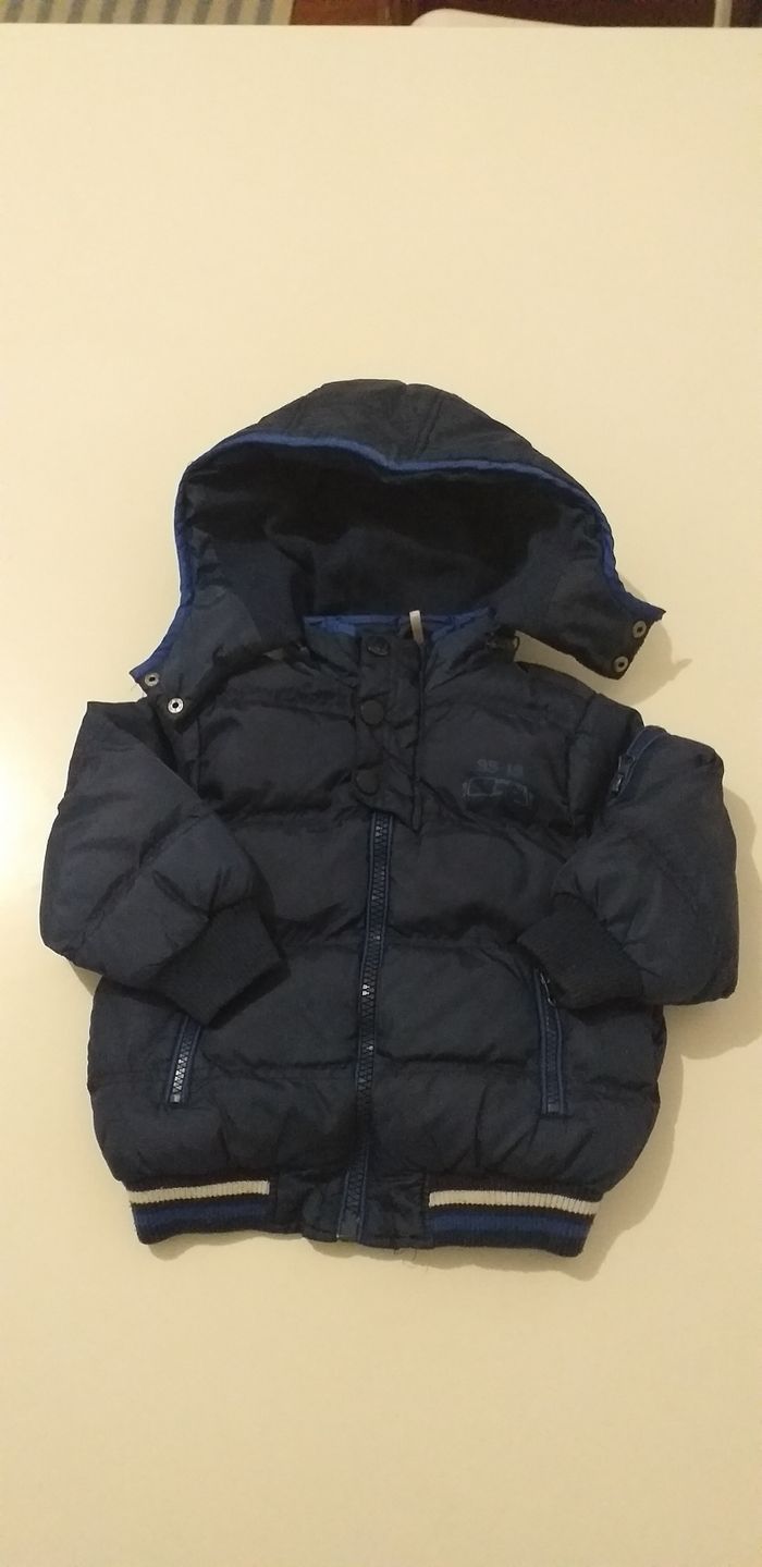 Veste enfant de 2 ans orchestra bleu marine