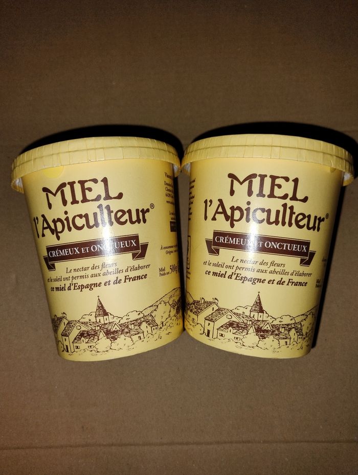 Miel l'apiculteur crémeux et onctueux 2 x 500g