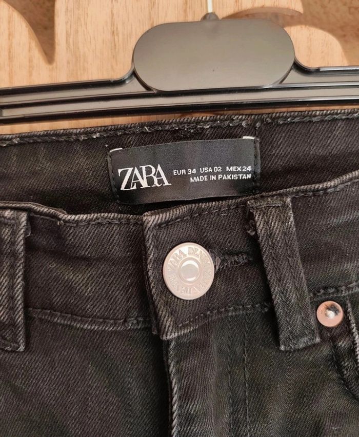 Jean 7/8 ème Taille 34 Zara - photo numéro 3