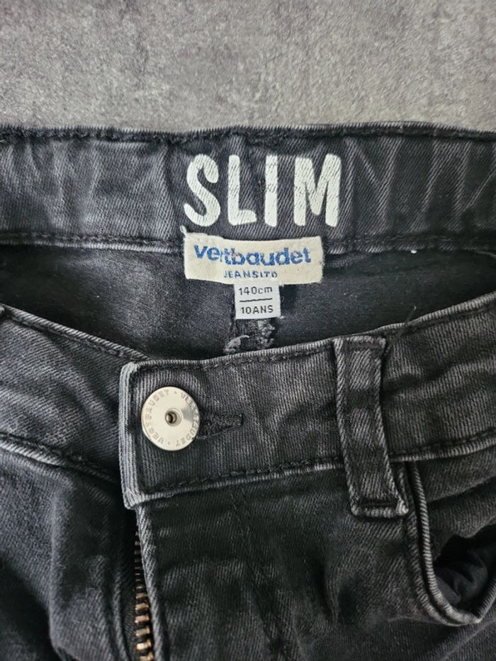 Lot 4 jeans slim fille 10 ans très bon état - photo numéro 14