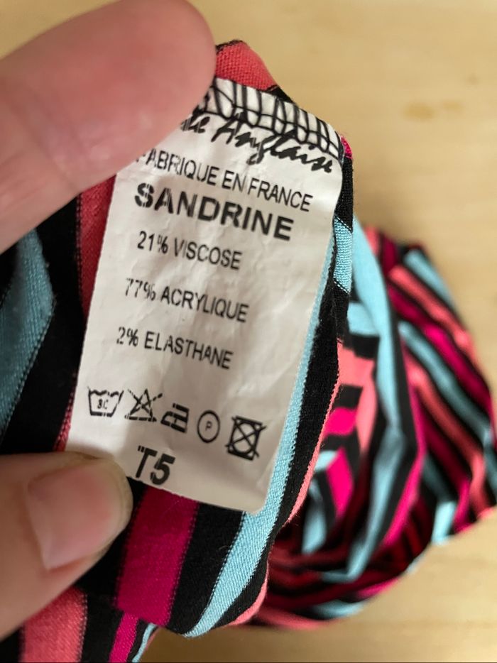 TEE shirt manche 3/4 T 5 - photo numéro 4