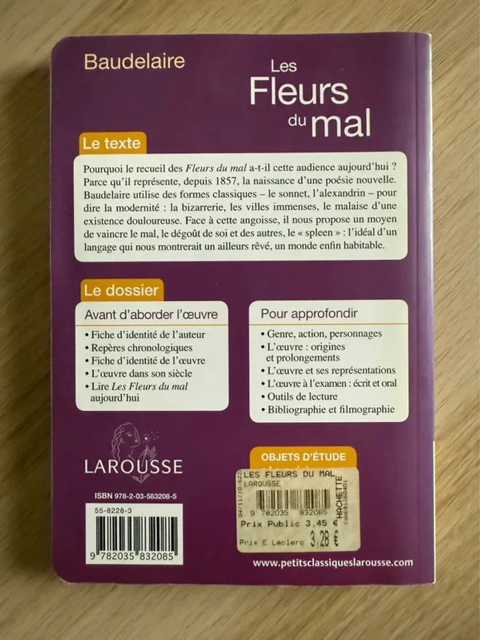 Les fleurs du mal Baudelaire - photo numéro 2