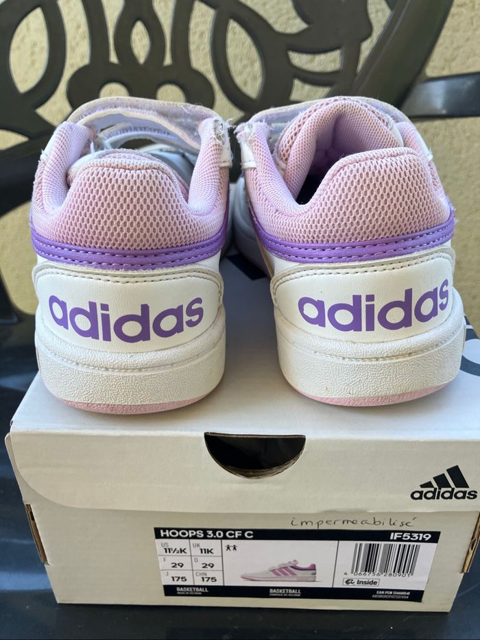 Basket adidas hoops 3.0 taille 29 - photo numéro 2