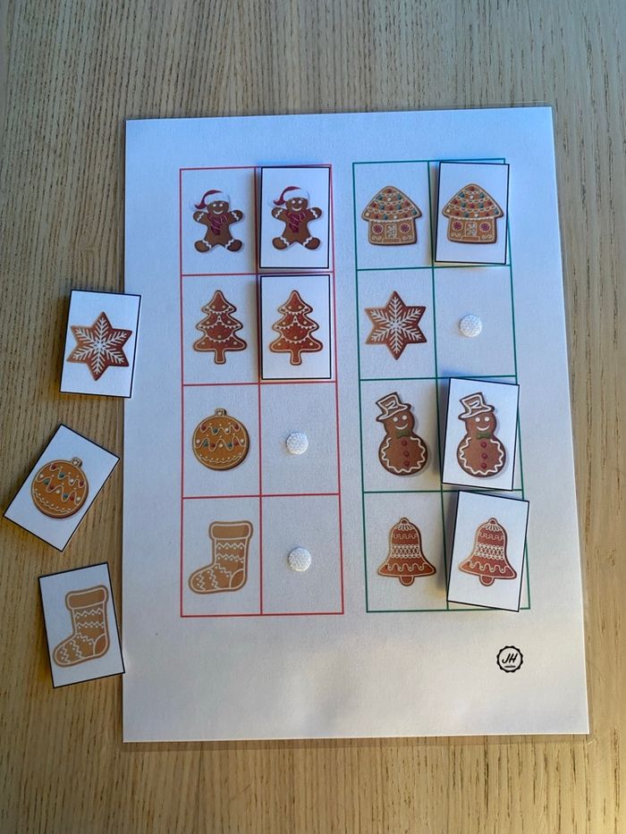 Fiche Montessori : Les doubles pain d’épice - photo numéro 2