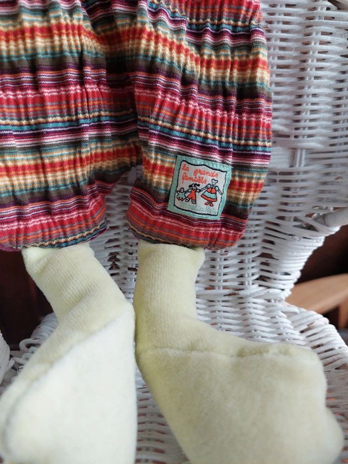 #P5 - Doudou plat grenouille Moulin Roty - photo numéro 3