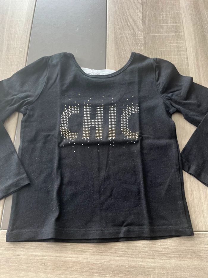 Lot t-shirts gemo fille 5 ans - photo numéro 2