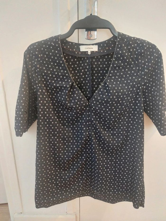 Blouse manches longues Chattawak