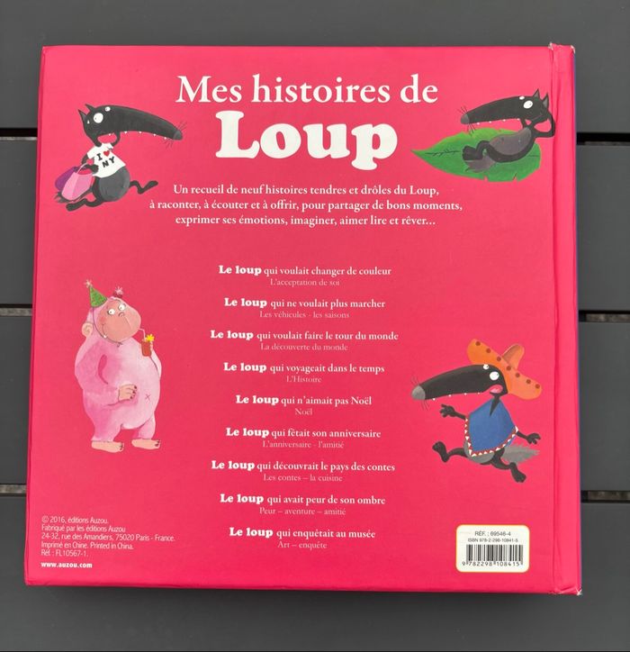Auzou - gros livre mes histoires de loup - photo numéro 2