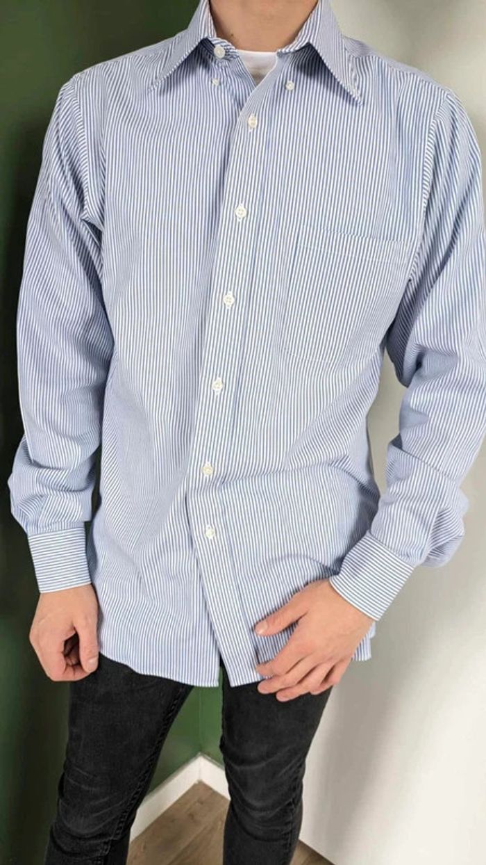 Chemise à rayures manches longues Van Heusen
