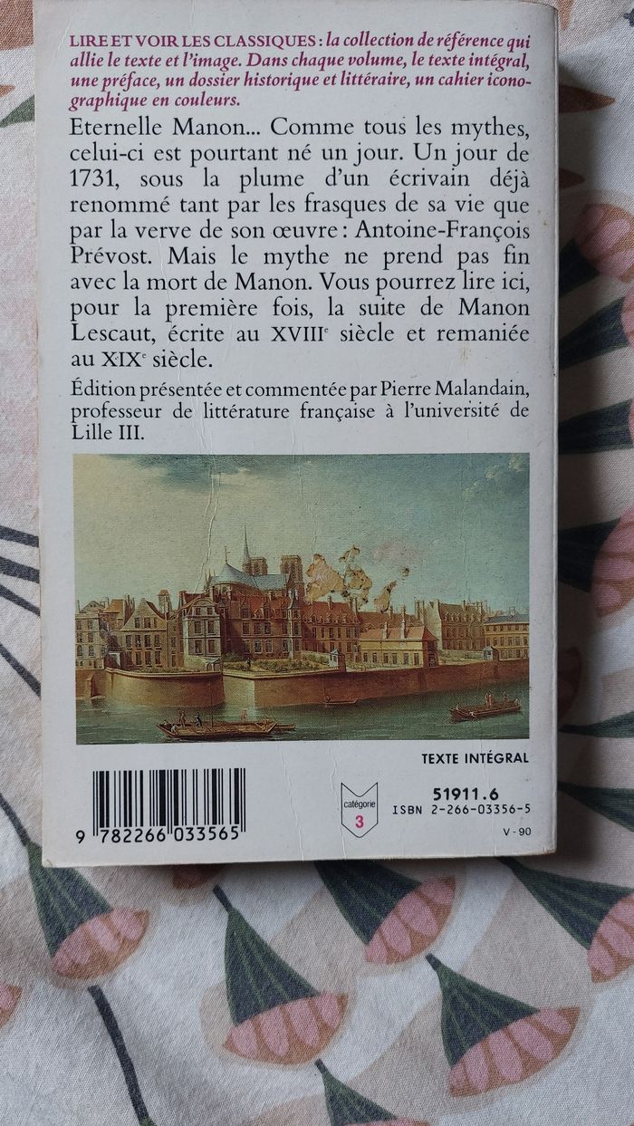 Manon lescaut de l'abbé prevost - photo numéro 2