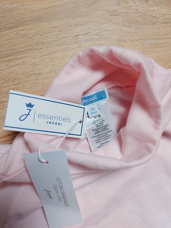 Sous-pull Musette rose poudré Jacadi 3 ans - photo numéro 3